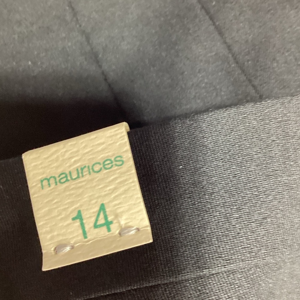 NWT Maurices size 14 Women's Black Dress Pants - Picture 7 of 12